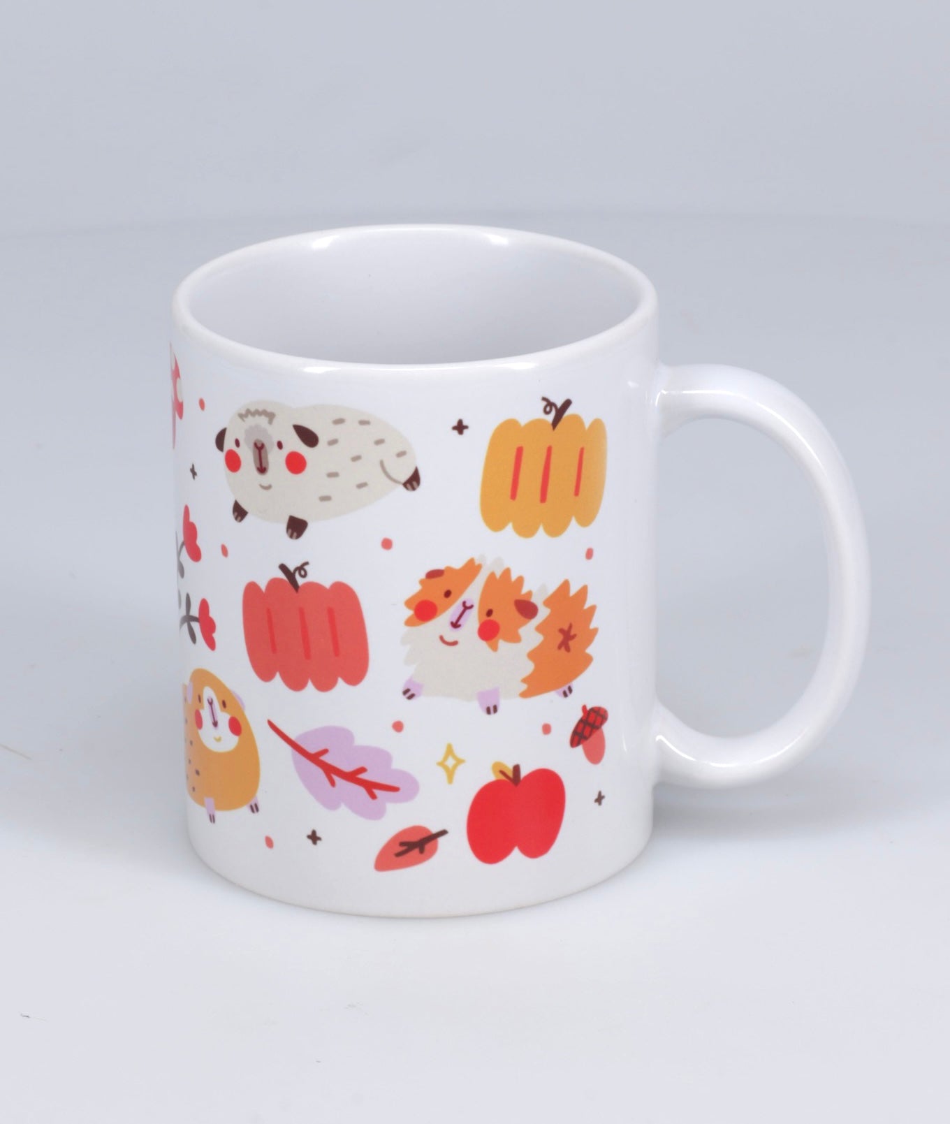 Cosy Autumnal Guinea Pig Mug