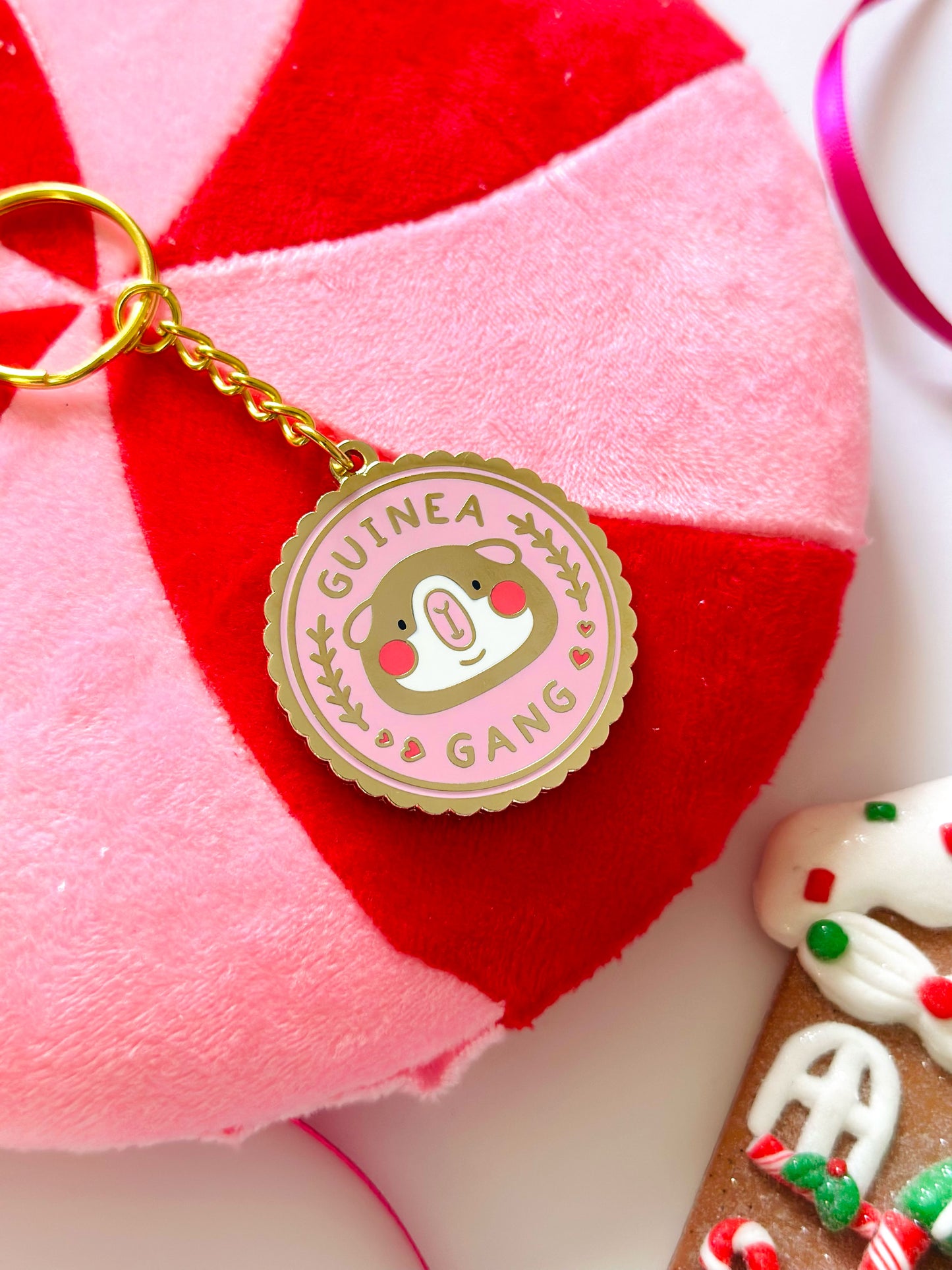 Guinea Gang Enamel Keyring