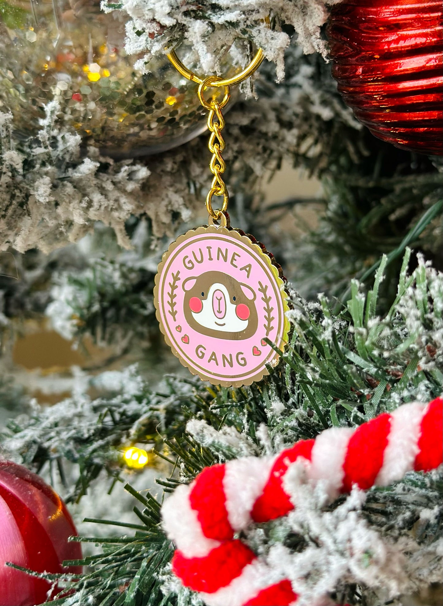 Guinea Gang Enamel Keyring