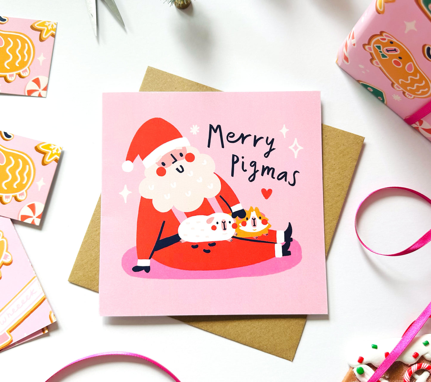 Merry Pigmas! Christmas Card