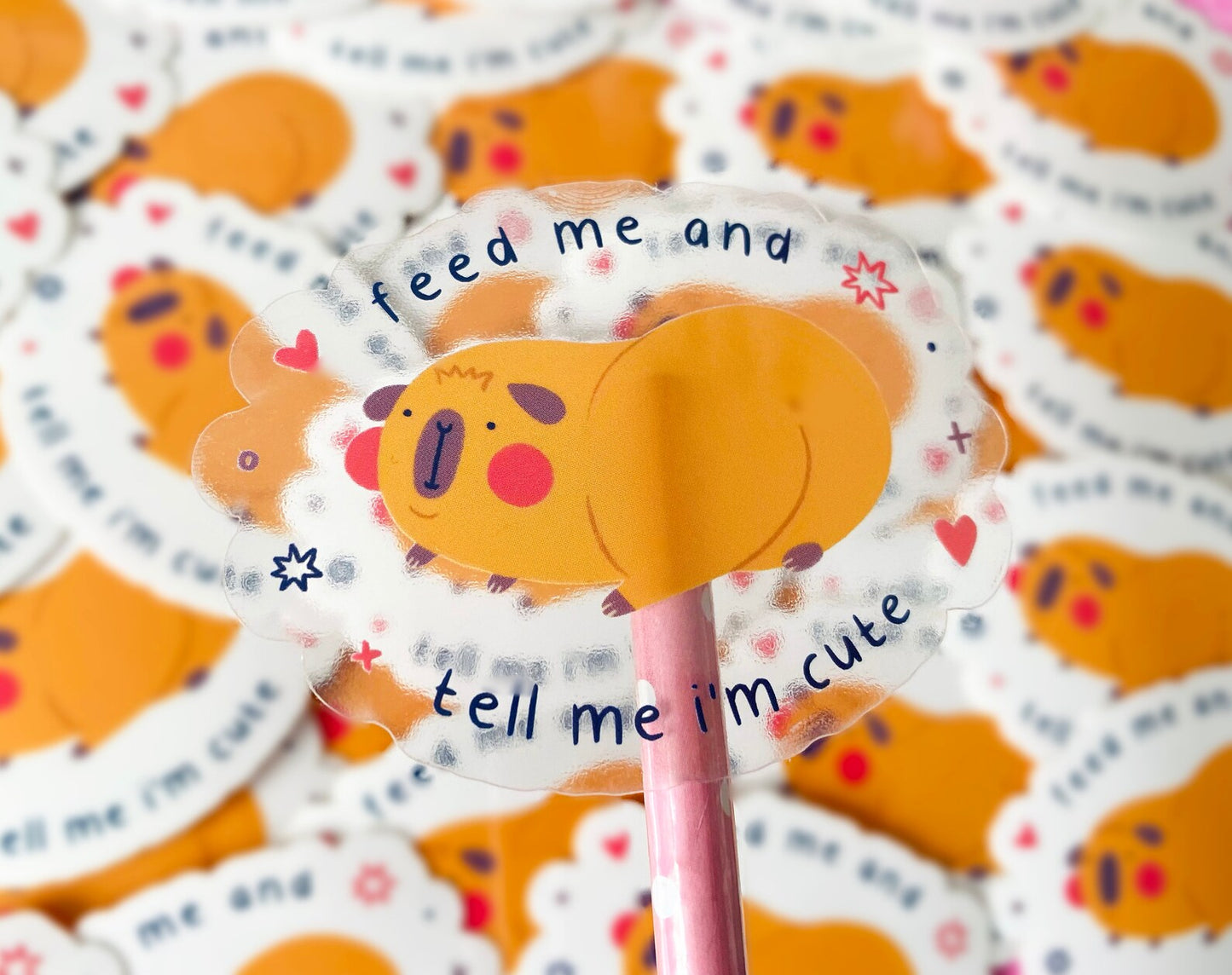 Lazy And Cute Guinea Pig Sticker
