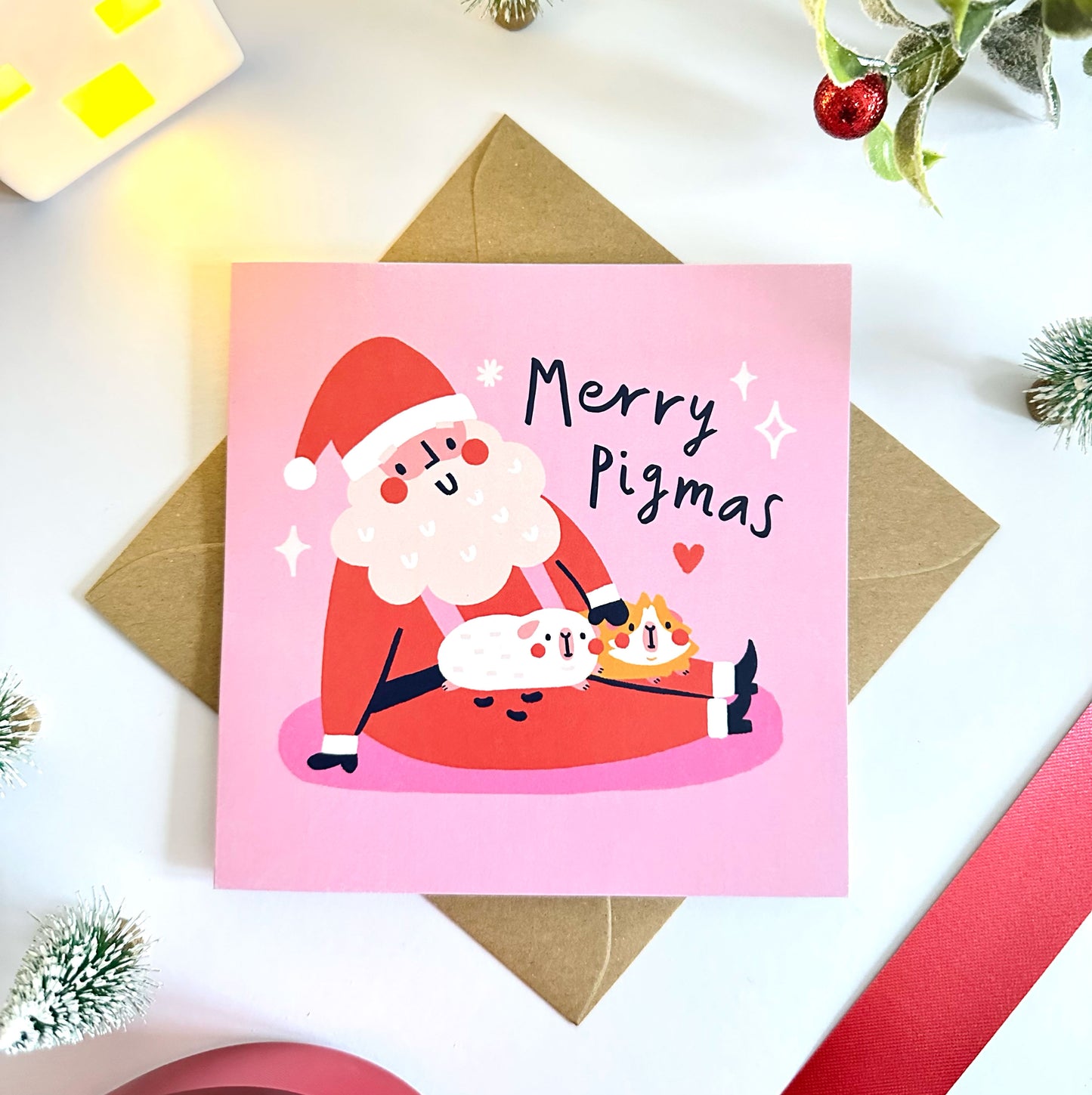 Merry Pigmas! Christmas Card