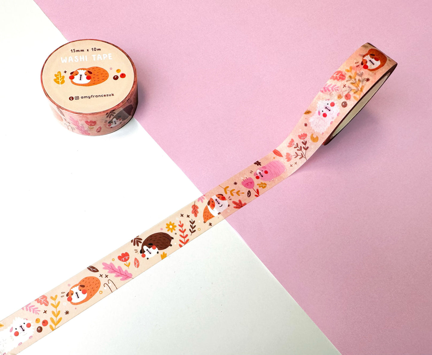 Guinea Pigs Autumn/Fall Washi Tape