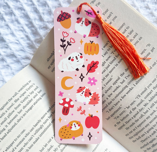Autumnal Guinea Pig Bookmark