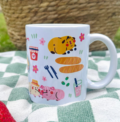 Guinea Pignic Pattern Mug 11oz