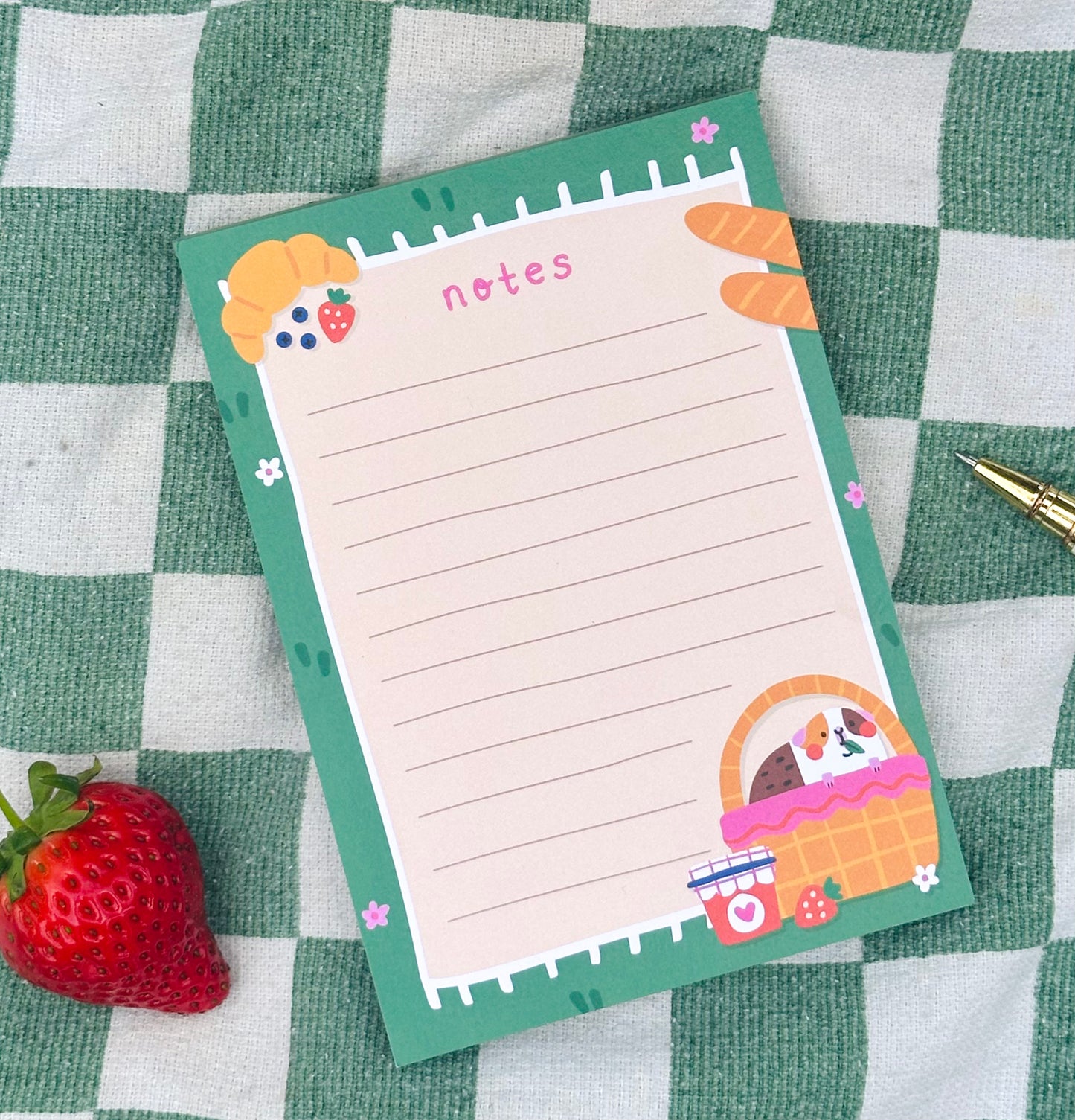 Guinea Pignic A6 Memo Pad