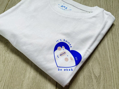 WHITE It's Guinea Be Okay Cotton T-shirt